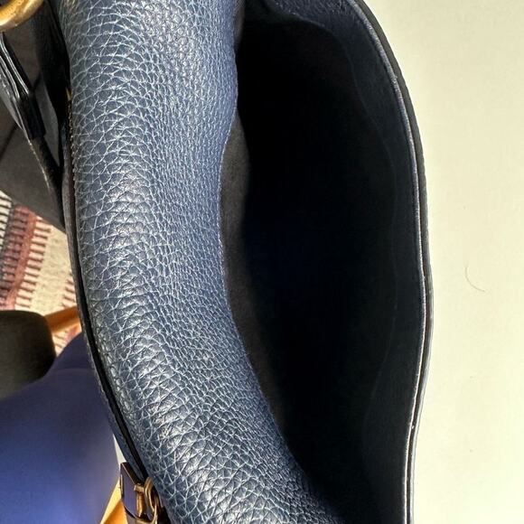 MARC By Marc Jacobs Gotham Leather Saddle Bag in Navy - Picture 16 of 16